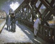 Gustave Caillebotte Study of pier oil painting artist